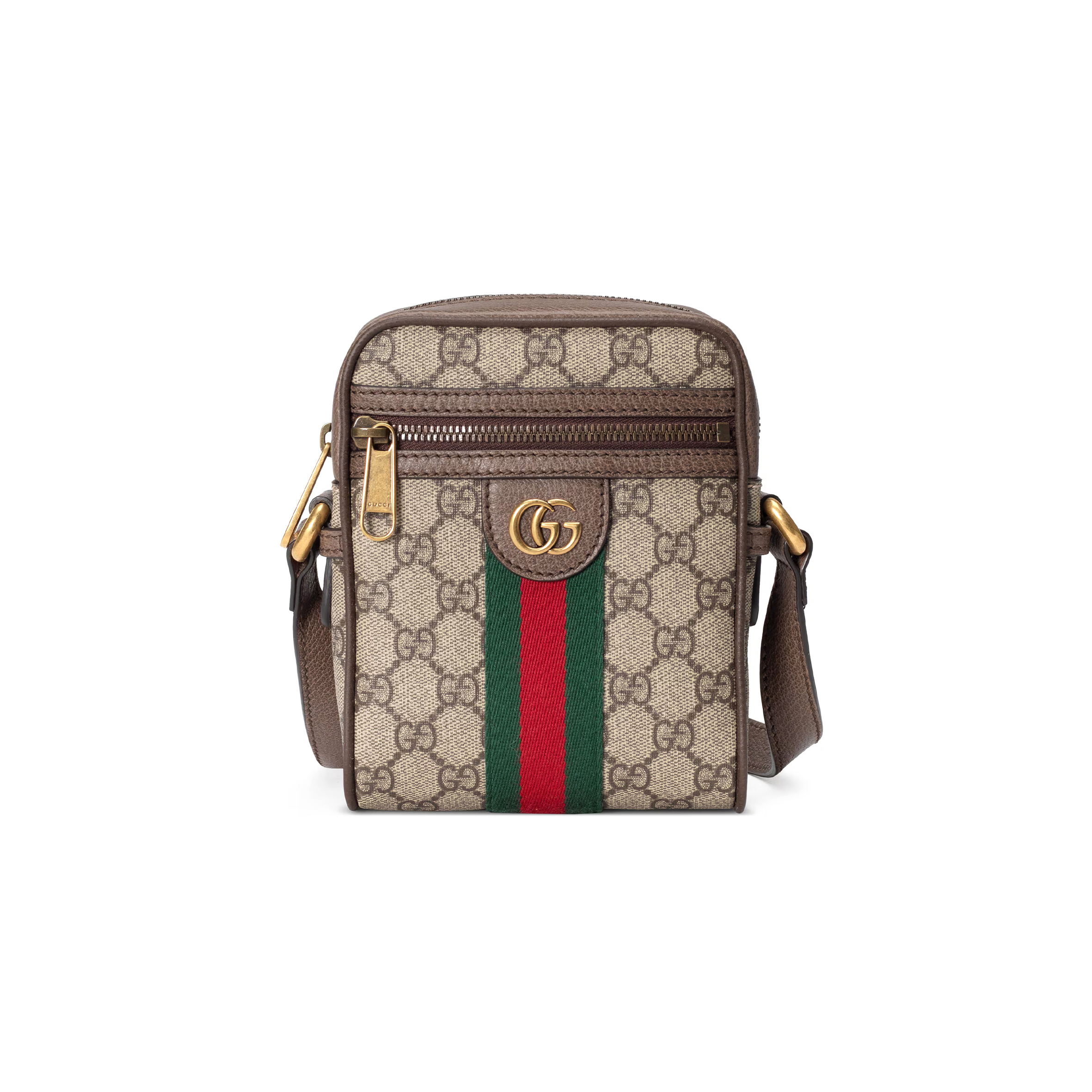 GUCCI OPHIDIA MINI MESSENGER BAG 598127 96IWT 8745 (18*14.5*6cm)